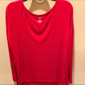 Copper Key | red long sleeve tunic | M